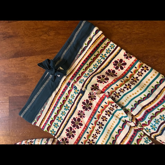 Lazy bone pajama set thermo print flower multicolor sz xs NWOT - Picture 2 of 7